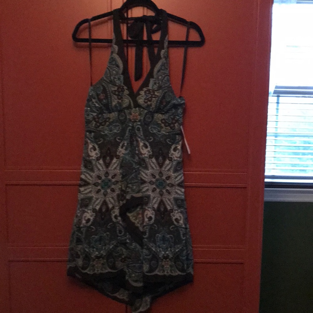 Halter paisley dress